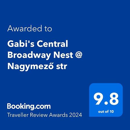 Gabi'S Central Broadway Nest @ Nagymezo Str 布达佩斯 外观 照片